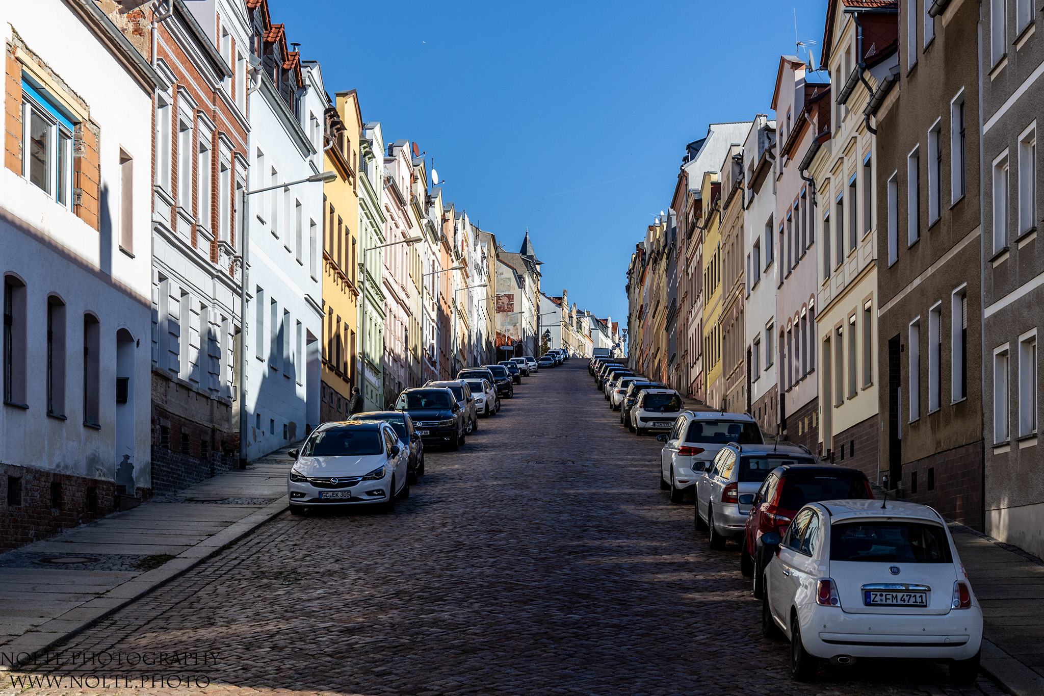 Die "Steile Wand" in Meerane